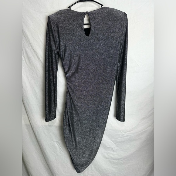 Veronica Beard Cyrus Long Sleeve Shimmer Ruched Mini Dress Size XS NWT - Picture 7 of 11